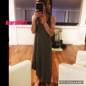 Saks fifth ave maxi dress t shirt material xs boho